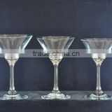 Crystal martini glass