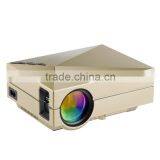 2015 Original GM60 Cheap Projector 1000 Lumens 1920 x 1080 Video USB VGA SD Home Video GM 60 HDMI Projector Beamer White Gold thumbnail-2
