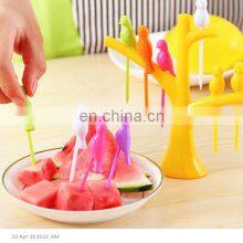 Decorative Bird Shape Plastic Fruit Pick Holder Rack thumbnail-5