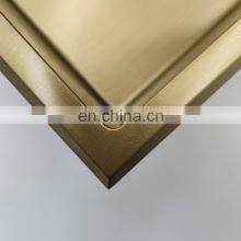 Bathroom Accessories Wall Mounted Recessed Stainless Steel Double Brushed Gold Black Shower Niche Metal Shelves thumbnail-2