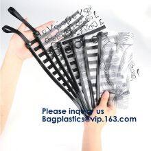 Zipper File Bags File Holders With Grid Travel Pouch as Multipurpose Organizer - Clear Mesh Weatherproof Protection thumbnail-3