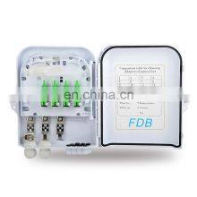 8 Core PC ABS IP65 8 Port CTO FDB Floor Termination Fiber Optic Wall Box FTTH Access Box NAP Mini PLC Splitter Box