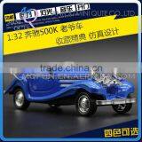 Mini Qute 1:32 Kid Die Cast Pull Back Alloy Music Classic Racing Car Vehicle Model Car Electronic Educational Toy NO.MQ 1988P