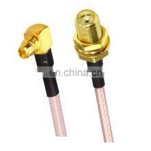 MCX Male R/A to Uhf Pl259 Male Connector RG58 LMR200 LMR400 S141 S405 Coaxial Jumper Cable thumbnail-5