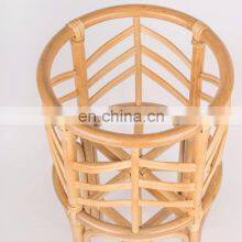 Hot Sale Beautiful Rattan Boho Indoor Plant Stand Rattan Bali Planter Vintage Plants Basket Wholesale thumbnail-4