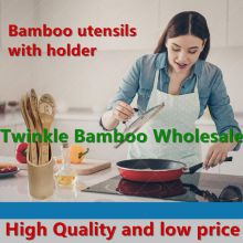 Bamboo cooking tools with bamboo holders/bambu kitchen spoons Wholesale from China