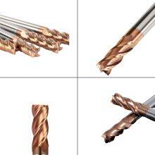 2/4/6 Flute HRC 45 55 65 Solid Carbide End Mill for Metal Machining With Coating AlTiN TiSiN AlTiSiN thumbnail-5