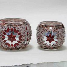 Mosaic Vase Glass Jar thumbnail-5