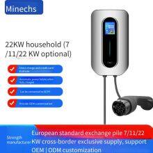 Minaichi 22kw New Energy Electric Vehicle ac Charging Pile With Screen Display and Direct Charging Function, Supporting Europ Ean and American Standards, for Home Use With Card - Swiping Feature thumbnail-1