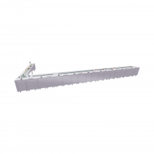 Stainless Steel SUS201 Dish Collection Conveyor Belt 4000x520mm With 0.75kW Fan Power thumbnail-1