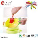 Food Grade Silicone Colorful Silicone Cooking Spatula Set Kitchenware