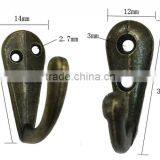Zinc Alloy Hooks Hanger Antique Crafts Accessories thumbnail-1