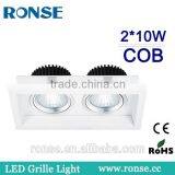 Ronse 2*10W Led Cob Grille Light Office Lighting ce Rohs(RS-2112-2(C))