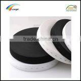 1cm 25cm White/black Woven Elastic Webbing Belt With Button Hole Elastic Band thumbnail-6