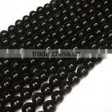 Wholesale Natural Black Tourmaline Round Beads 4-10 mm Gemstone Loose Beads thumbnail-1
