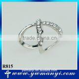 2016Fashion Product Alloy Ring Cross Rhinestone Silver Plating R815 thumbnail-1
