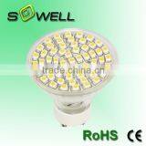 4.2W Gu10 110/230V 3528SMD 50*62mm Glass CE/RoHS LED Spot Lamps