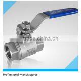 2PC NPT Taper Threaded 304/316 SS Full Port Ball Valve thumbnail-1