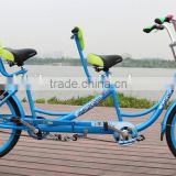24 inch tandem bike / single speed tandem bicycle / aluminum alloy bike frames