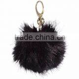 Fur Ball Key Chain,key Chain Parts,metal Alloy Keychain,pom Pom Ball Keychain thumbnail-5