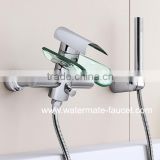 glass waterfall bath shower faucet EINHEBEL DELUXE GLAS WANNEN ARMATUR | MASSIV | BADEWANNE WASSERFALL WASSERHAHN                        
                                                Quality Choice