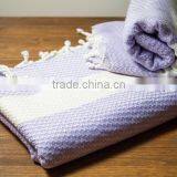 New Arrive Best Selling Sales Jacquard Weave 100% Cotton Hammam Towels Foutas thumbnail-1