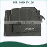 for Ford F-150 Floor Liners-Full Set (Includes 1st and 2nd Row)-Fits Supercrew Models Only-Black