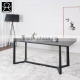 High Quality Modern Elegant Rectangle Dinning Table Wood MDF Dinning Table thumbnail-4