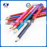 2016 Wholesale Slap-up Double-end Wood Color Pencil With Customized Logo for Art
