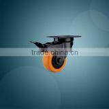 Orange SK6-Z75108P Heavy Duty With Brake Industrial Caster thumbnail-3