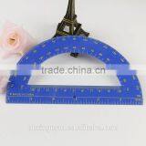 Printable Half Circle Protractor,open Center,6 Inch Ruler thumbnail-1