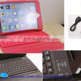 new wireless bluetooth keyboard with leather case for ipad mini
