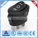 Black 6A 250V Boat Rocker Switch 3 Way 3pin Rocker Switch T85 thumbnail-1