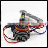 H8 80W per Set Car LED Angel Eyes Halo Rings Marker Bulb thumbnail-2