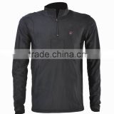 New Style Men Rechargeable Battery Heated Long Sleeve Shirt, Heated Long Sleeve Polo Style Shirts