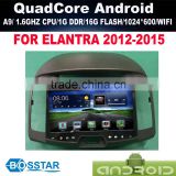 Quad Core Android car audio gps navigation for Hyundai Elantra 2012-2015 with wifi,bluetooth,16g inand IGO MAP
