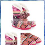 Gypsy Rose Fairisle knit boot/cheap girls fashion boots/long boots for girls