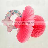 NEW Pacifier Nipple Tissue Paper HoneyComb Hanging Decoration for Baby Shower Party Quality Choice thumbnail-2