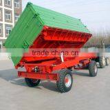 Hot Selling 7CX-6T 6 Ton Hydraylic Tipping Farm Trailer With CE Certificate thumbnail-1