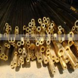 yellow bright hollow tubular copper/brass/bronze flat round copper bars                        
                                                Quality Choice