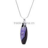 Jewelry 2016 Hot Gemstone Necklace Crystal Stone Pendant Necklace thumbnail-6