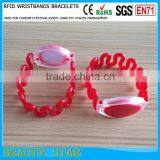 Hot Selling RFID Plastic Wristbands Flexiable Size for Amusement Park thumbnail-4