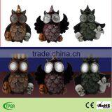 Polyresin Owl Solar Light for Garden Decoration thumbnail-1