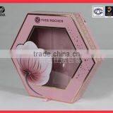 New Stayle Cosmetic Box Design Rugular Hexagon Cosmetic Box