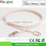 2016 New Fashinable Nylon Braided Cable Aluminum USB Charger Cable