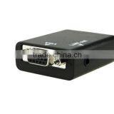 HDMI to VGA With Audio Output Cable Adapter Lead for HDTV PC PS3 thumbnail-4
