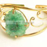 Falak Gems Fashion Stylish Gold Plating Silver Bangles thumbnail-1