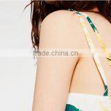 Women's Shoulder Strap Wrap Plunge Floral Print Cami Jumpsuit thumbnail-4