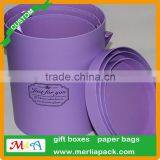 Delicate Cylindrical Wedding Candy Gift Box Wedding Favor Box for Bridal and Baby Shower Round Flower Box thumbnail-3