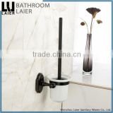 Economical Huge Stock of Quality Zinc Alloy ORB Finishing Bathroom Accessories Wall Mounted Toilet Brush Holder